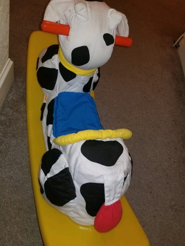 little tikes soft rocking cow